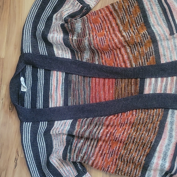 Vintage 70s 80s Space Dye Boho Hippie  Sweater M - Picture 6 of 13